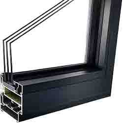 High-performance polyurethane PU window profiles and thermal breaks with reinforcement inserts.